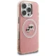 Karl Lagerfeld IML Glitter Karl & Choupette MagSafe Case for iPhone 16 Pro Max, Pink