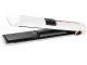 Wireless Ceramic Hair Straightener 2in1 with LCD and Power Bank Function, White