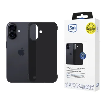3mk Just20g Matt Case for Apple iPhone 16 Plus Matte Black