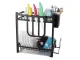 Two-Tier Dish Drying Rack Loft, Black