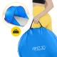 4FIZJO Pop-Up Self-Assembling Beach Tent Blue Red
