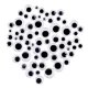 Self-Adhesive Googly Wiggle Eyes, 500 Pcs