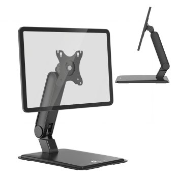 Maclean MC-989 Freestanding Touch Screen Monitor Stand, 17"-32", Black