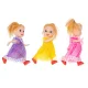 Dollhouse Dolls Set of 3, 10 cm