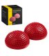 Sensory hemisphere with spikes foot massage 2pcs, 16cm | Sensory hemisphere with spikes foot massage Red