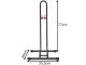 Adjustable Bicycle Repair Stand for Bike Maintenance, Black