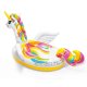 INTEX 57561 Inflatable Rainbow Unicorn Ride-On Island 226x173cm