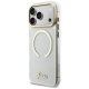 Guess IML Glitters Script Strap MagSafe Phone Case Cover iPhone 17 Pro Max - Clear