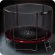Neo-Sport NS-06Z241 Garden Trampoline with Outer Net and Ladder, 183 cm