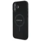 Guess iPhone 16 Case Saffiano Classic Logo MagSafe, Black
