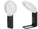 Folding Jeweler\'s Loupe 10x 25x with 6 LED, 2 UV Lights and Scale