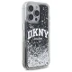 DKNY iPhone 16 Pro Case Liquid Glitter Arch Logo, Black