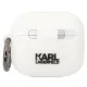Karl Lagerfeld Silicone Case for AirPods 3 KLACA3SILKCW White