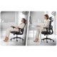 Ergonomic Office Chair Sofotel Altis with Footrest, Black