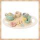 Kruzzel Wooden Tea Party Set for Kids 26393, Green