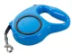 Retractable Dog Leash with Lock, Tape 5m, up to 15kg, Blue