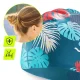 TSUNAMI LEAFS Silicone Swim Cap for Long Hair, Multicolour