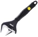 Adjustable Wrench 8\" 38mm, Black/Silver