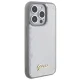 Guess iPhone 15 Pro Max Case Sequin Script Metal, Silver