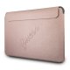 Guess Saffiano Script Sleeve for 13\" Laptop, Pink