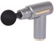 Relaxing Mini Muscle Massager Gun with 4 Nozzles Wireless Massage Device, Silver