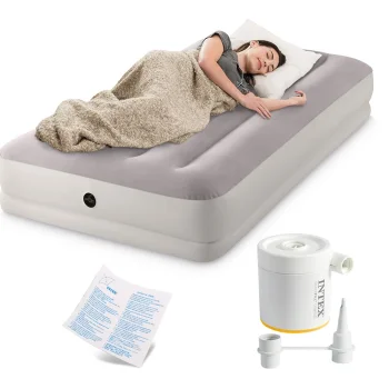 Intex 64177 Air Mattress with USB Pump, 191x99x30 cm
