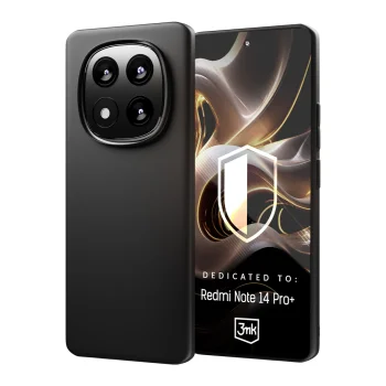 3Mk Protection Matt Case for Xiaomi Redmi Note 14 Pro+ Black