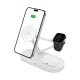 Tech-Protect QI15W-A41 3in1 Wireless Charger with MagSafe, White