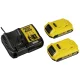 Cordless Combi Drill DeWalt DCD709D2T-QW 18V 2x 2.0Ah
