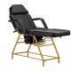 Activeshop 557G Cosmetic Chair with Trays, Gold and Black
