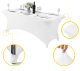 MultiGarden 8FT Stretch Spandex Table Cover for 240 cm Catering Table, White