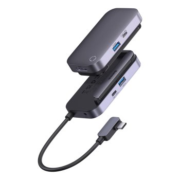 Baseus PadJoy universal USB-C HUB tablet / smartphone 4in1 USB-C - dark gray