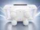Powerful Body Massager with 4 Heads, 20 Speeds & 6 Modes, USB-C, White