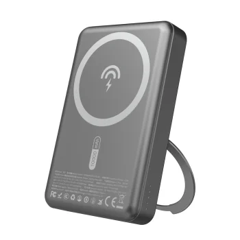 Dudao K28 10000mAh MagSafe Powerbank with Ring Stand, Gray