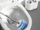 Silicone WC Toilet Brush, White/Gray