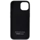Audi Synthetic Leather Case for Apple iPhone 14, Black