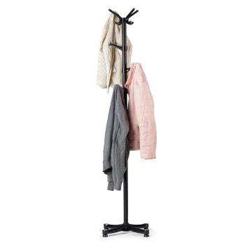 ModernHome Standing Coat Rack, Black