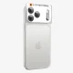 Camera Protector Spigen Optik Pro XL Glas.tR EZ Fit Tempered Glass for iPhone 18 Pro - Silver