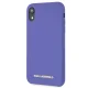 Karl Lagerfeld Silicone dėklas Apple iPhone XR, violetinis