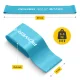 4Fizjo Mini Power Band Resistance Band, 0.6 mm, Blue (3-5 kg)