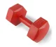Composite Fitness Dumbbells 4FIZJO 2 x 3 kg, Red