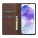Samsung Galaxy A55 ( SM-A556B/DS ) LC.IMEEKE PU Leather Wallet Protective Book Case Cover, Brown