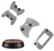 Analog Stick Thumb Grips for PlayStation / Xbox, Black/Red
