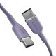 Puro ICON USB-C to USB-C Cable, 1.5m, Purple