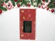 Christmas LED Lantern with Glitter Tree Decoration, Green