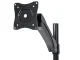 Maclean MC-681 Monitor and Keyboard Mount for Sit-Stand Work, Black