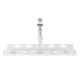 Maclean MC-105 W Under-Desk Cable Organizer, 5kg, White