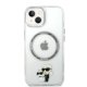 Karl Lagerfeld Transparent Case for iPhone 14 Plus with MagSafe