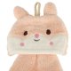 Kids Hand Towel for Kindergarten 42x25cm, Pink Rabbit