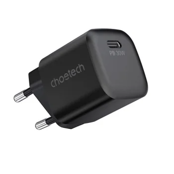 Choetech PD5007 GaN USB-C Wall Charger PD 30W Black